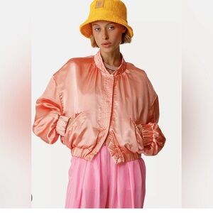 Forte Peach Bomber Jacket BNWT